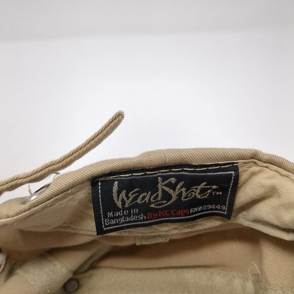 Las Manitas Austin TX Slideback Hat Tan One Size Adjustable Embroidered - Picture 8 of 8